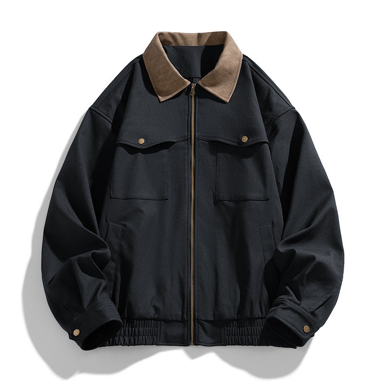 Men's Fashionable Nylon Jacket with Pockets Mune Fashion