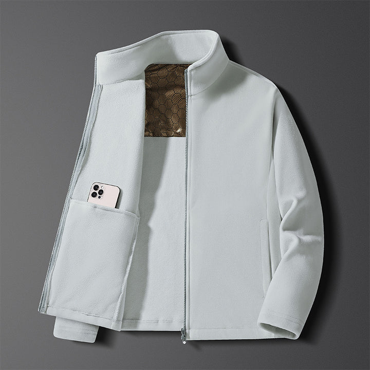 Women's fleece jacket with high-quality inner layer