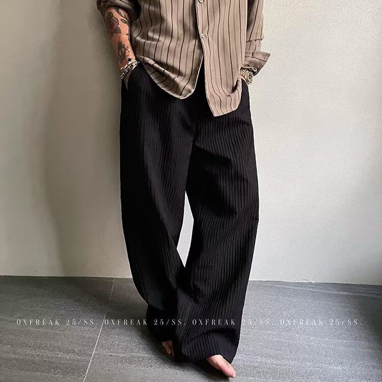 Men's Elegant Striped Pants Mune Fashion