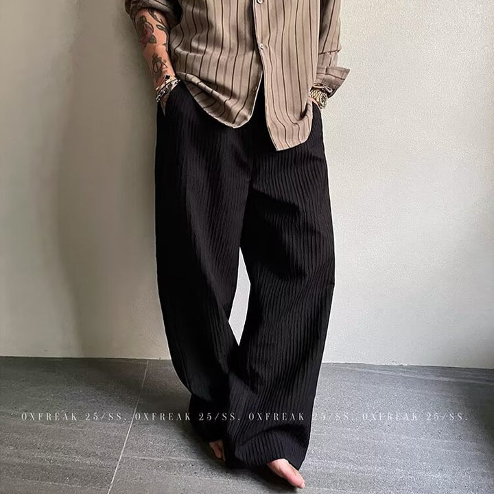 Men's Elegant Striped Pants Mune Fashion