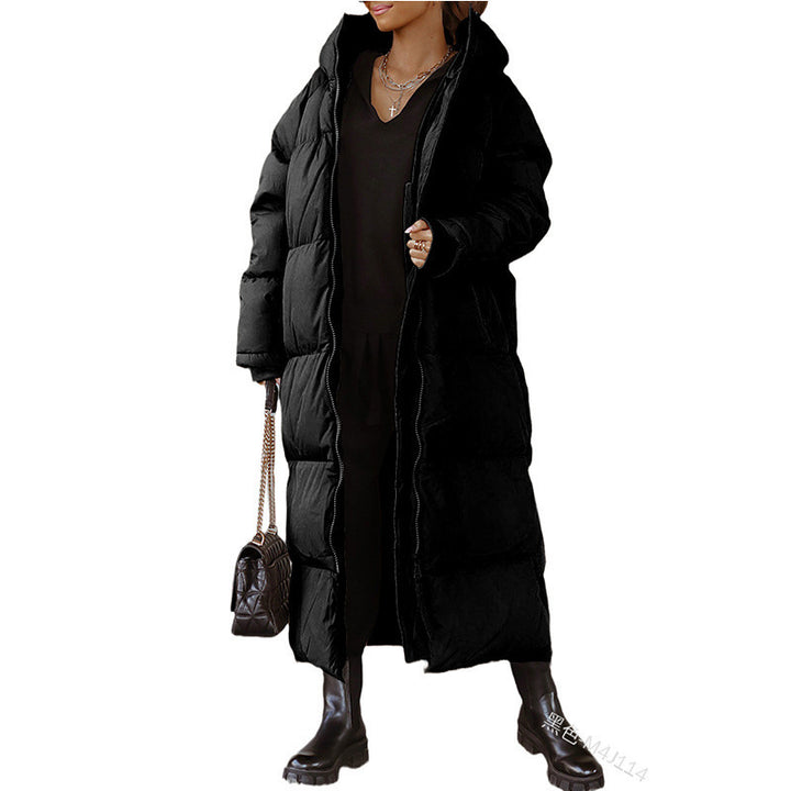 Tailored women's quilted coat winter