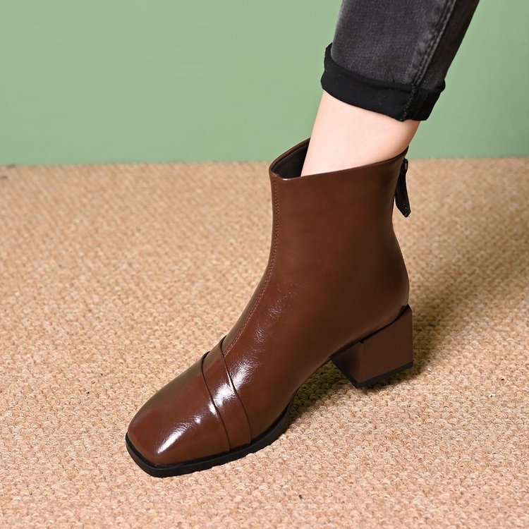 Women Elegant Chelsea Ankle Boots Mune Fashion