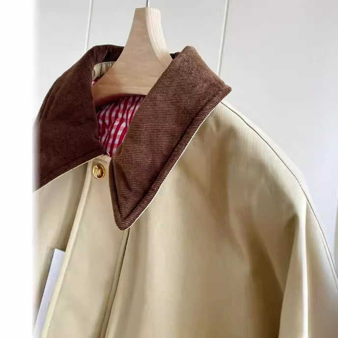 Ladies Stylish Transitional Jacket with Contrasting Elbow Patches Mune Fashion