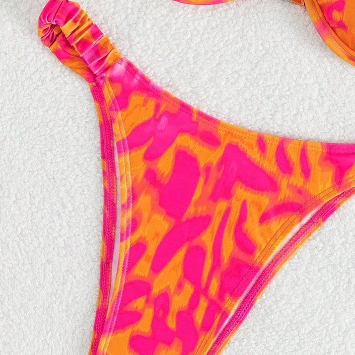 Women's Push-Up Bikini with Fashionable Ruffle Design Mune Fashion