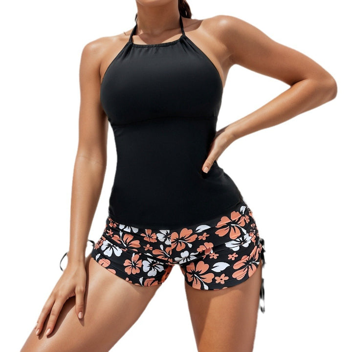 Women's Sporty Tankini Set with Adjustable Straps Mune Fashion