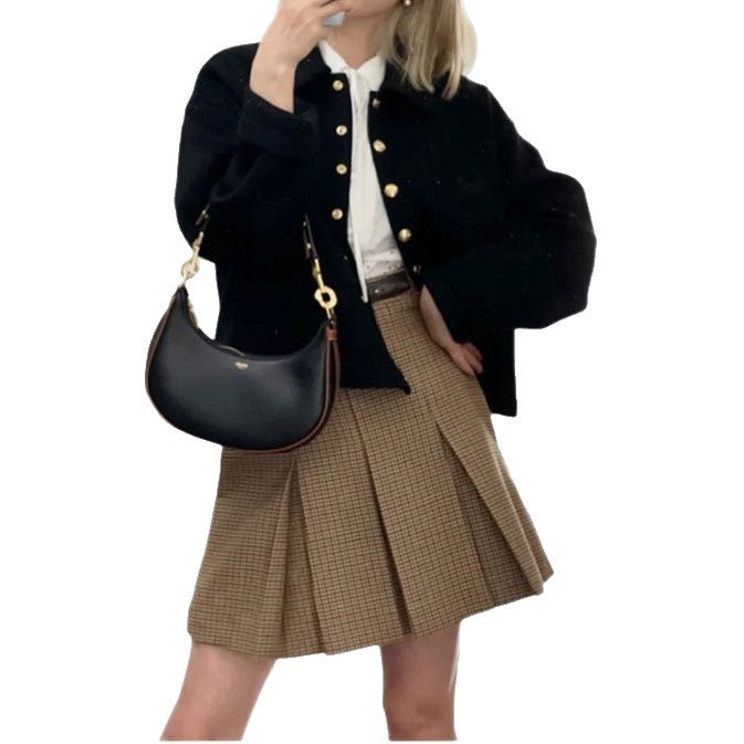 Ladies Fashion Padded Jacket with Button Details Mune Fashion