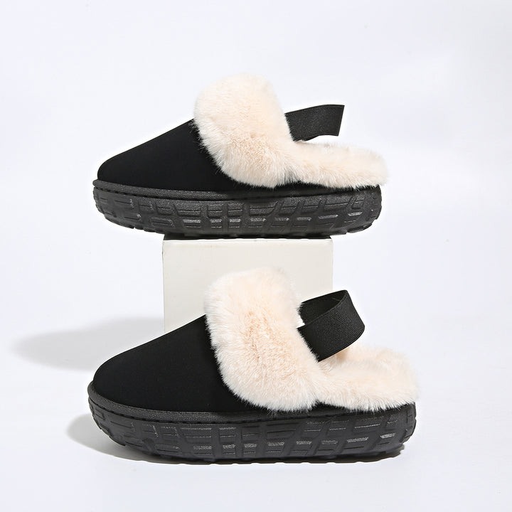 Ladies Padded Platform Slipper Clogs with Elastic Heel Strap Mune Fashion