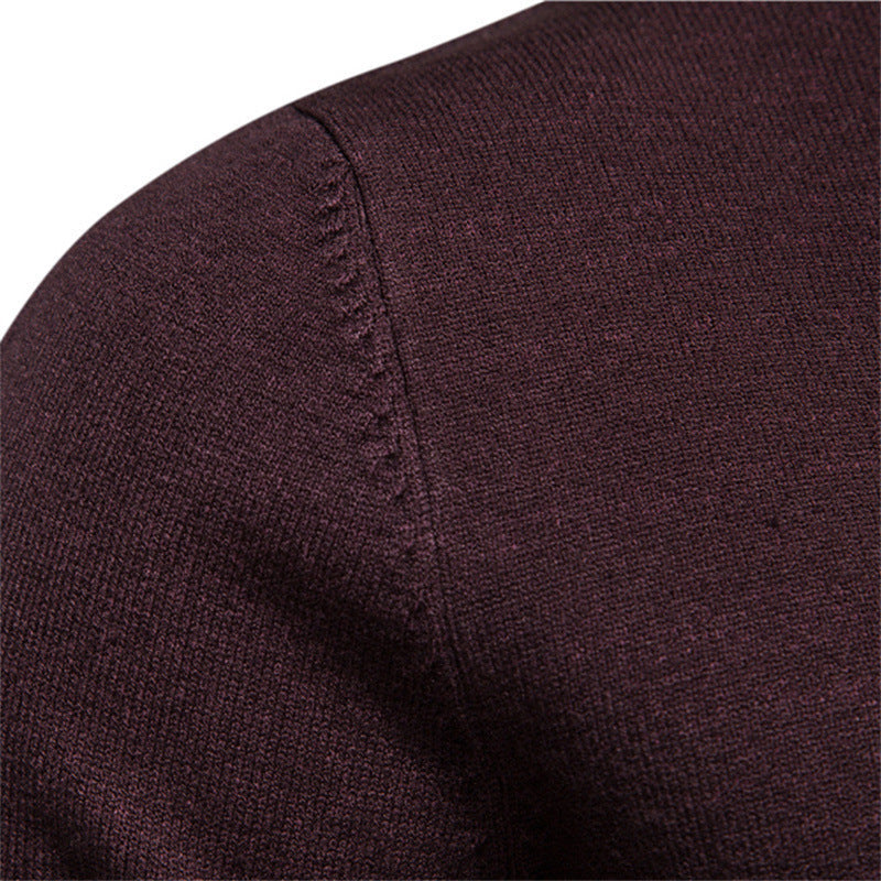 Men's Stylish Turtleneck Sweater Made Of Soft Merino Wool Mune