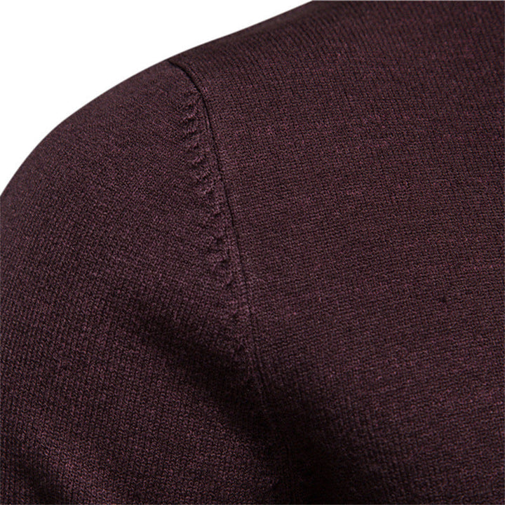 Men's Stylish Turtleneck Sweater Made Of Soft Merino Wool Mune