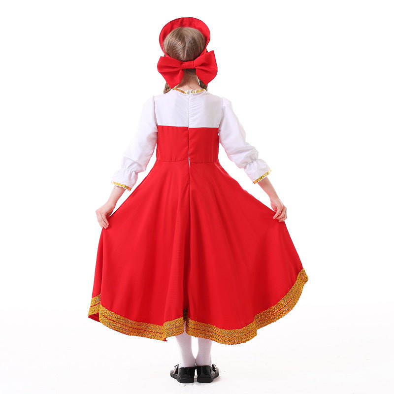 Girl Traditional Party Dress Mune Fashion