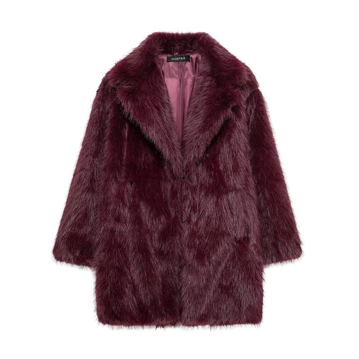 Mune | Long Fur Coat Made Of Faux Fur