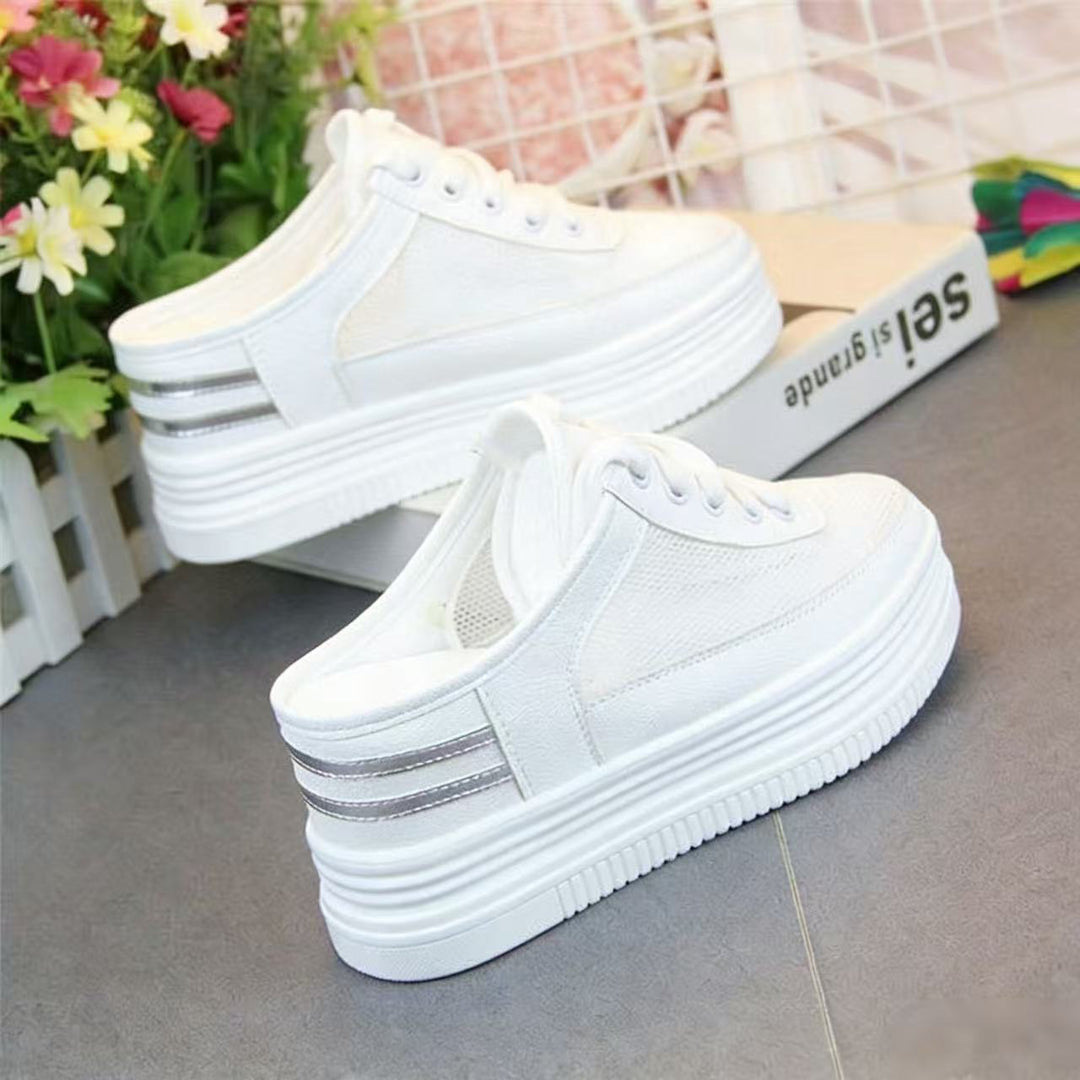 Women Sneakers with high platform sole and elegant strap processing Mune Fashion