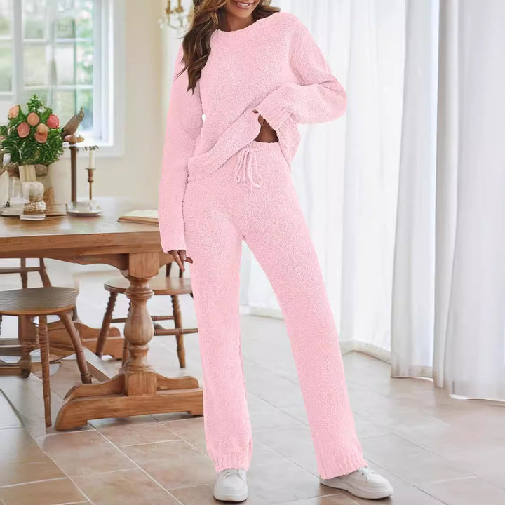 Women's cozy lounge set with oversized sweater and drawstring pants Mune Fashion