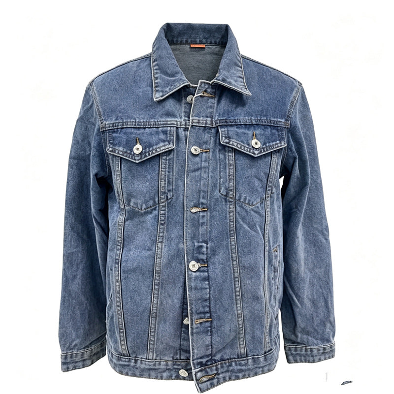 Men's Fashionable Denim Jacket in Vintage Style Mune Fashion