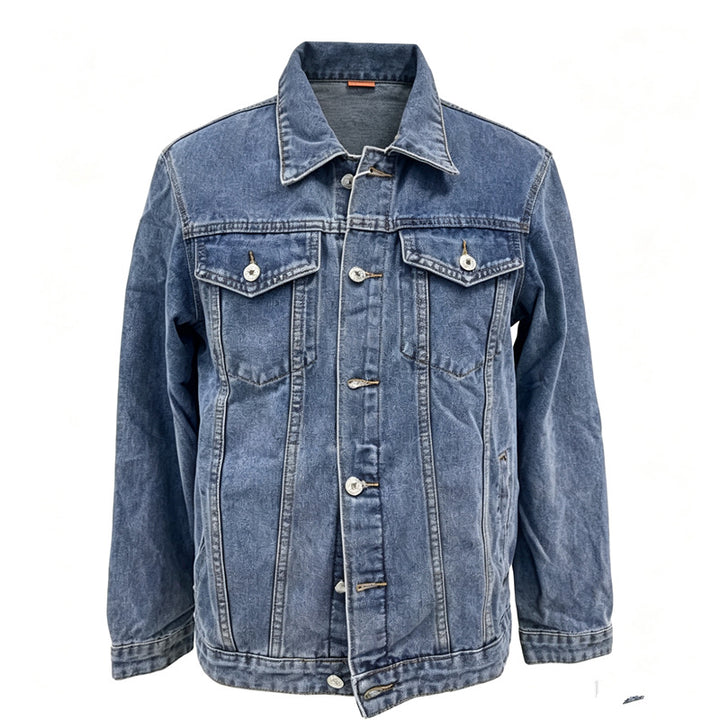 Men's Fashionable Denim Jacket in Vintage Style Mune Fashion