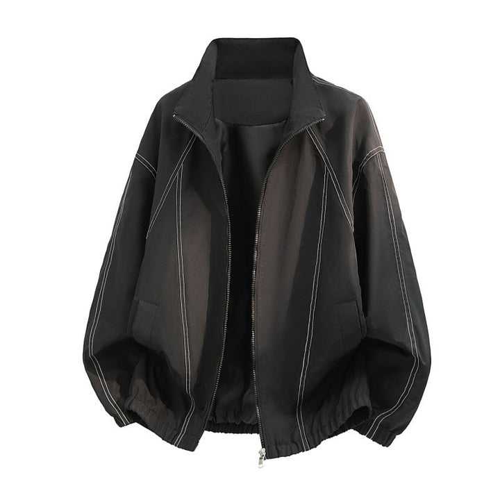 Women's leisure jacket with high collar and elastic Mune Fashion