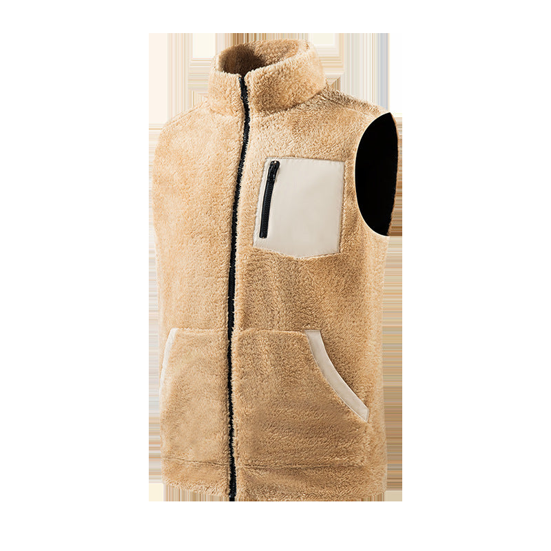 Men's Cozy Fleece Vest with Practical Pockets Mune Fashion
