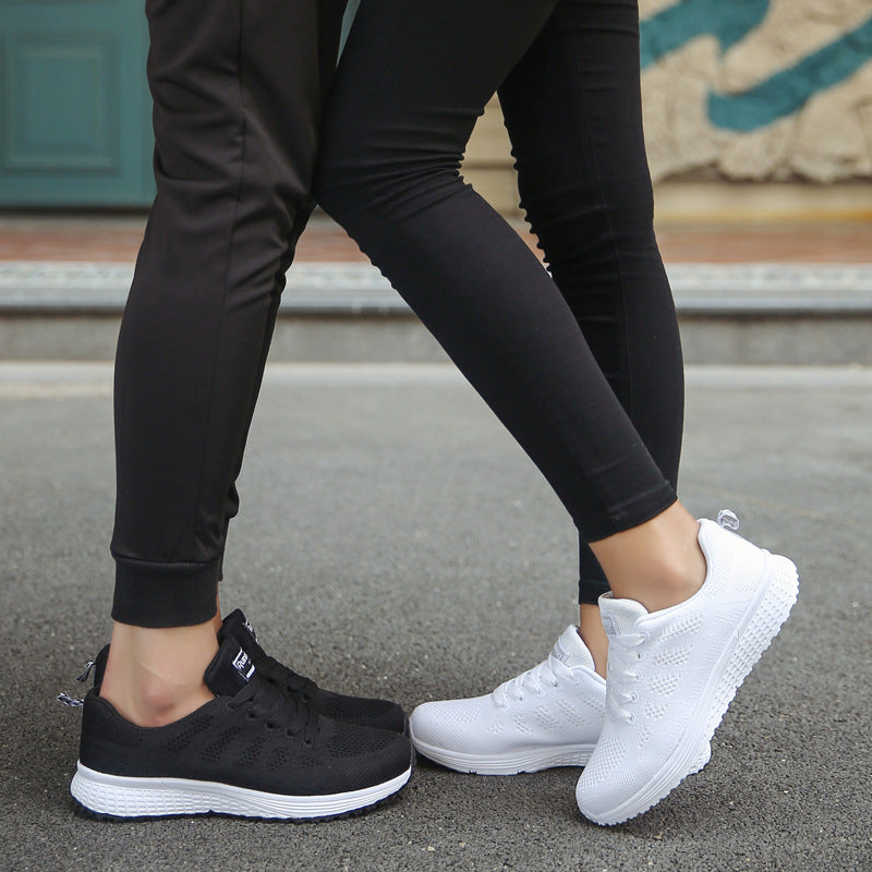 Unisex lightweight knitted casual and running sneakers with shock-absorbing comfort sole Mune Fashion
