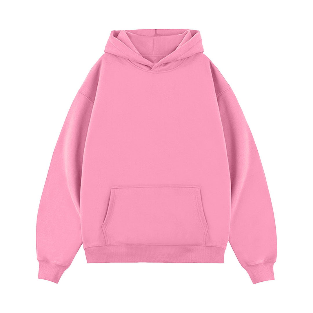 Unisex minimalist oversized hoodie with double hood, dropped shoulder, and wide ribbed hem Mune Fashion