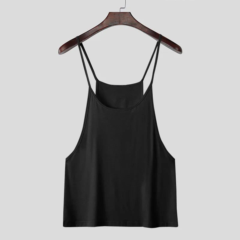 Ladies lightweight spaghetti strap top made of fine viscose blend with loose fit Mune Fashion
