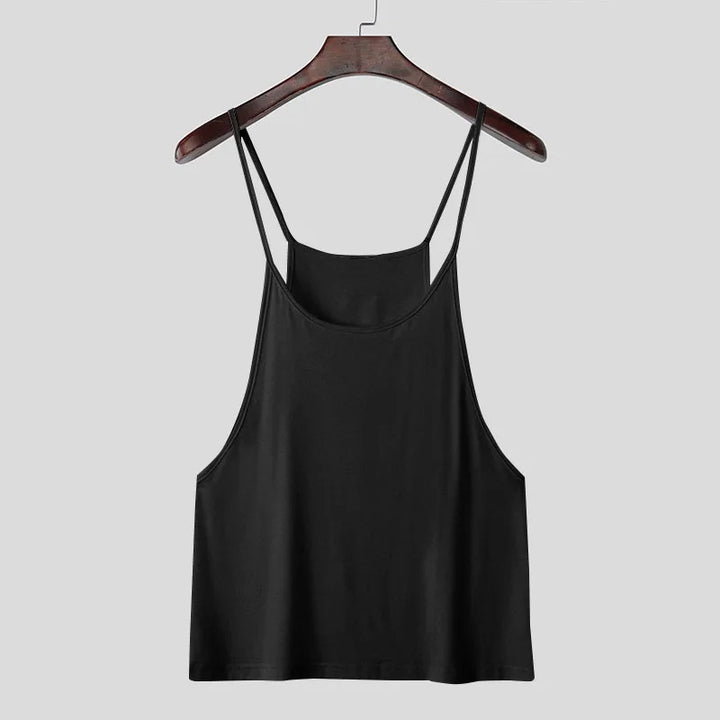 Ladies lightweight spaghetti strap top made of fine viscose blend with loose fit Mune Fashion