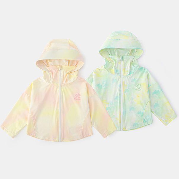 Unisex nan lightweight breathable children's sun jacket with hood and UV protection Mune Fashion