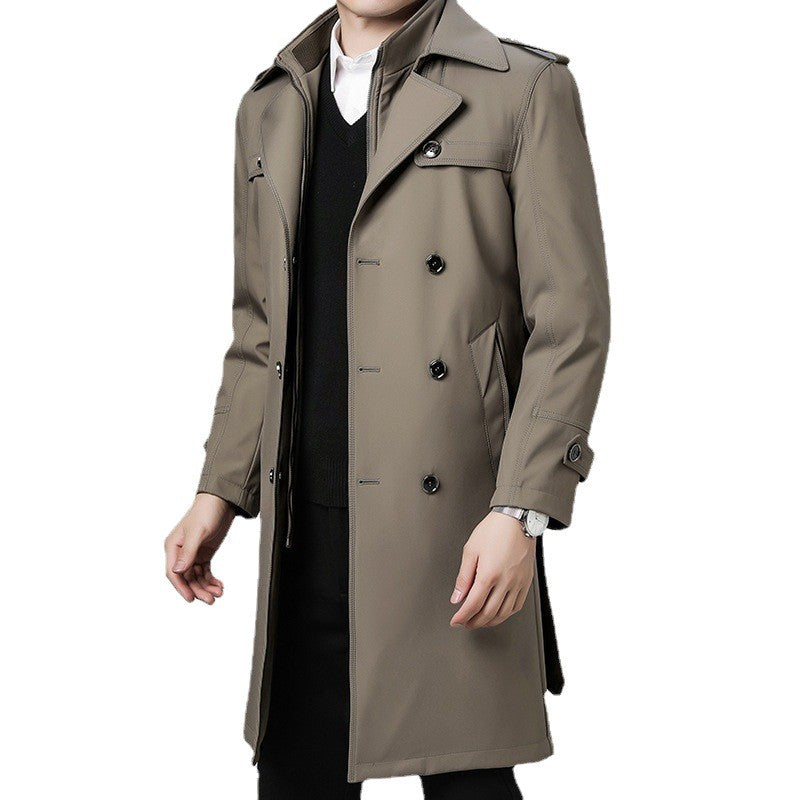 Men's Elegant Trench Coat Mune Fashion
