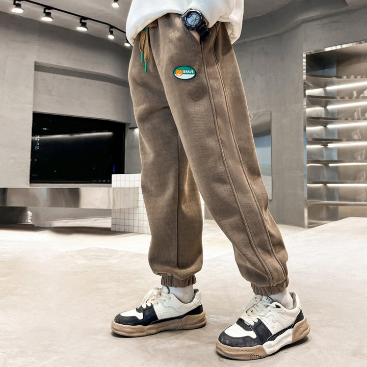 Unisex leisure jogging pants with elastic waistband Mune Fashion