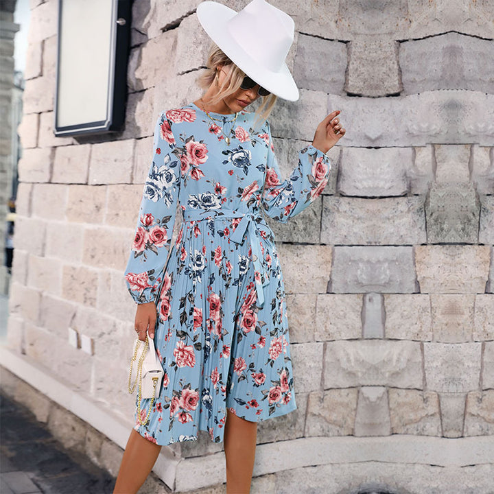 Women's Floral Print Dress Mune Fashion