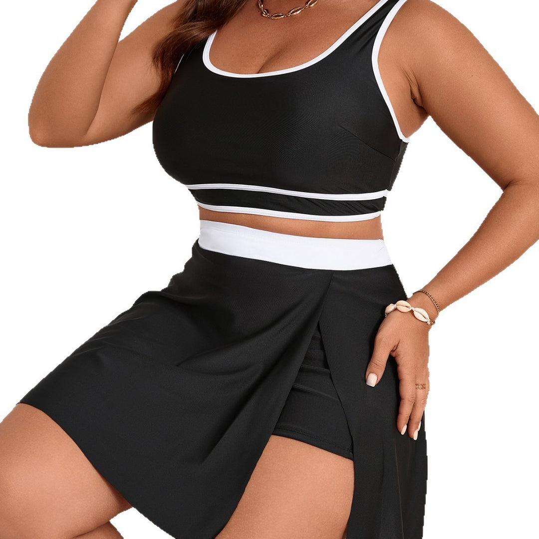 Women's Sporty Bathing Set with Skirt Mune Fashion