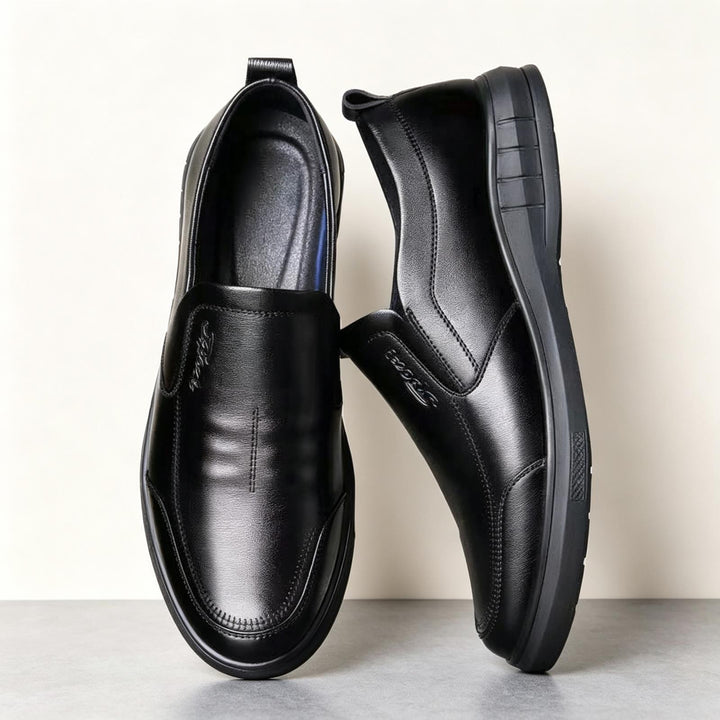 Men's Comfortable Leather Slippers Mune Fashion