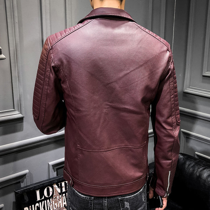 Men's Fashion Biker Jacket made of high-quality Faux Leather Mune Fashion