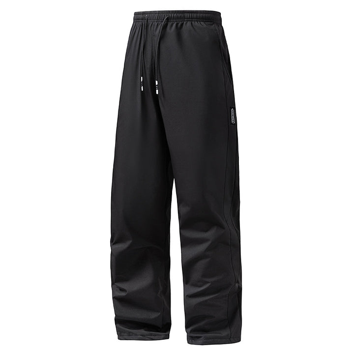 Men's sporty jogging pants with elastic waistband