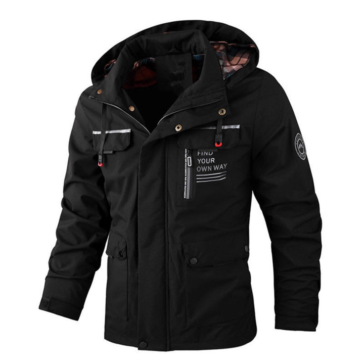 Men's water-repellent utility parka with hood, multiple pockets, and wind protection Mune Fashion