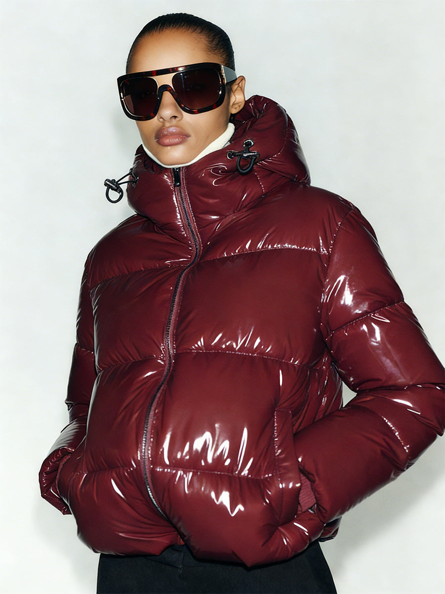 Women Stylish Down Jacket with Hood