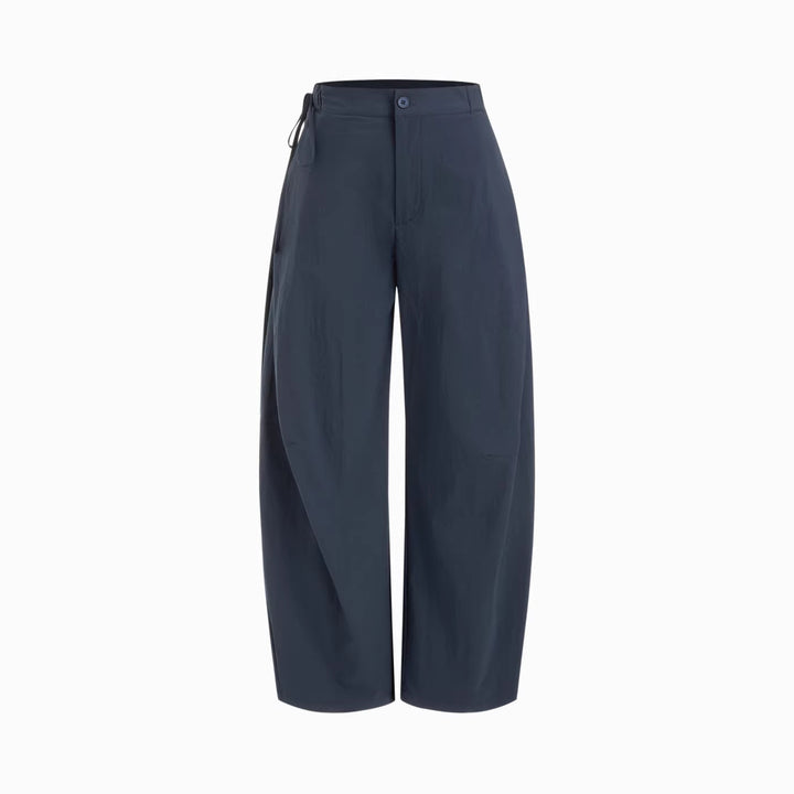 Women Comfortable Wide Fabric Pants Mune Fashion