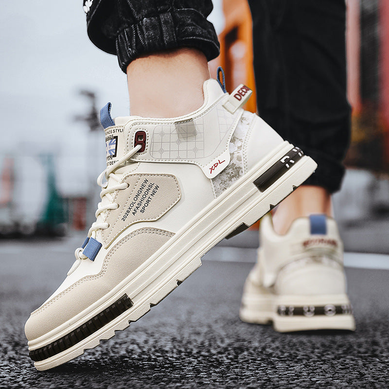 Women's fashionable and sporty high-top sneakers with innovative sole Mune Fashion