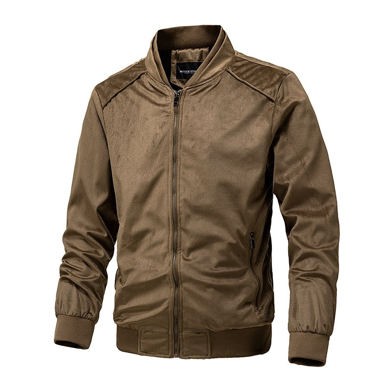 Men's Lightweight Water-Repellent Hooded Windbreaker with Thermo Lining & Chest Pocket Mune Fashion