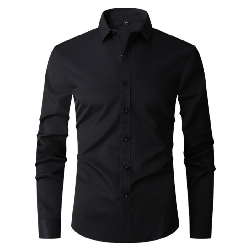 Men's tailored business shirt with Kent collar and stretch comfort Mune Fashion