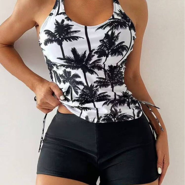 Women's tankini top with sporty shorts Mune Fashion