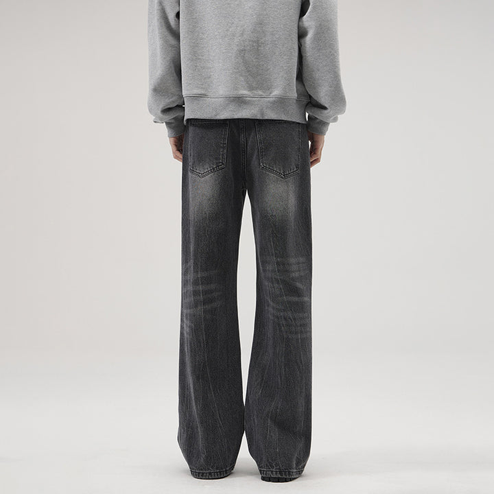 Men's Extra Wide Vintage Baggy Jeans with Drop Crotch and Wide Hem Mune Fashion