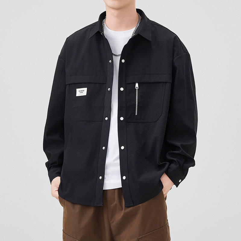 Men's Fashion Utility Jacket with Practical Pockets Mune Fashion
