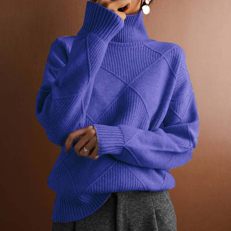 Mune | Solid Color Classic Knit Sweater for Women