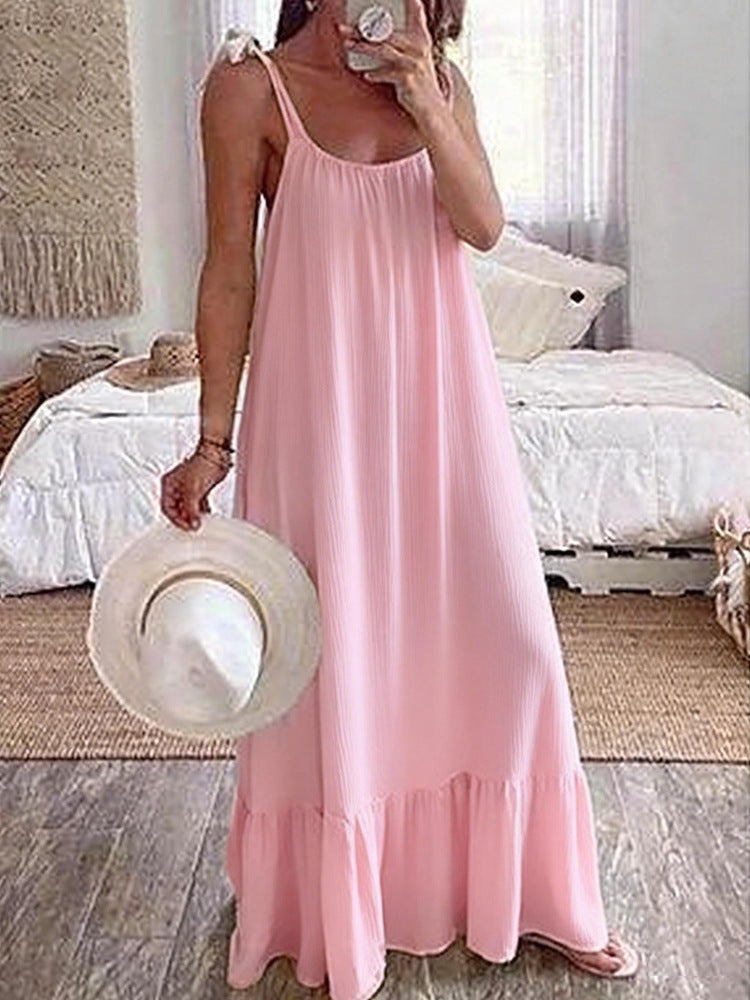 Women's maxi dress with strapless design Mune Fashion