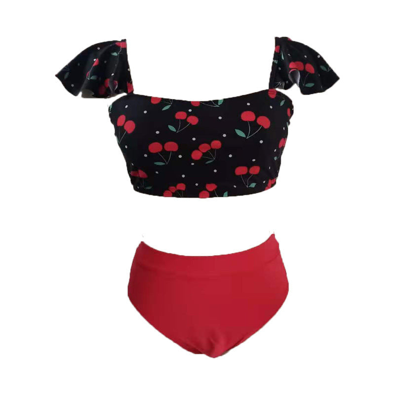 Women Tankini Set with voluminous ruffle details and high-quality cut Mune Fashion