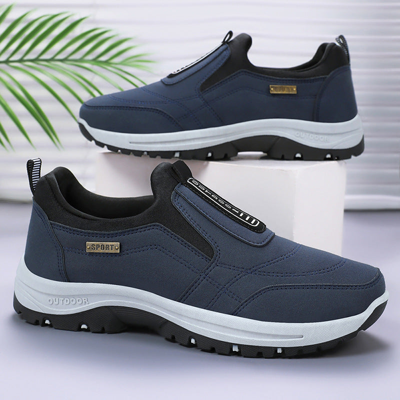 Men's sporty outdoor slip-on sneakers with non-slip tread sole Mune Fashion