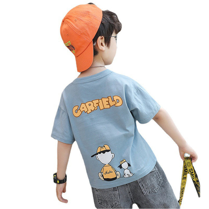 Boys cotton T-shirt with cool cartoon design Mune Fashion