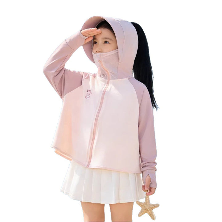 Children's UV Protection Hoodie Jacket Mune Fashion