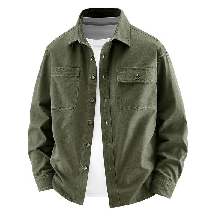 Men's Casual Utility Shirt Jacket Mune Fashion