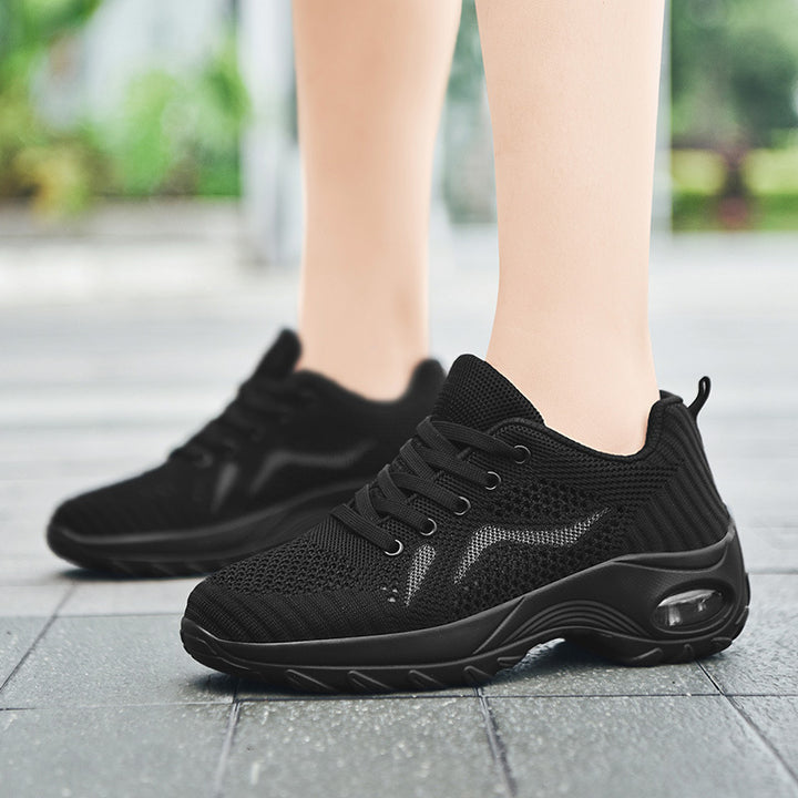 Unisex cushioning everyday sneaker with visible heel air cushion and knitted comfort upper Mune Fashion